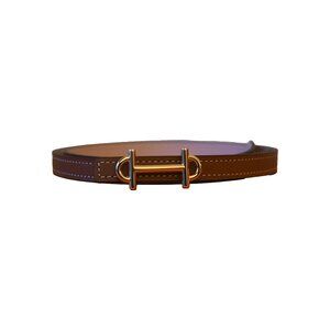 Hermes Gamma Reversible Belt Gold Hardware Brown